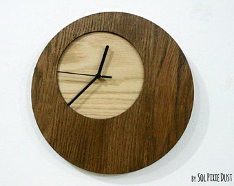 Wooden Simply Circle - Wood Wall Clock
