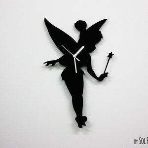 Tinker Bell Silhouette -  Wall Clock