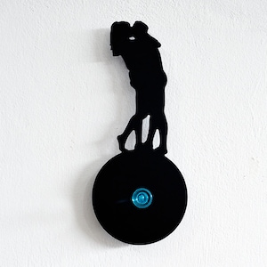 Passion Couple in Love Silhouette-Wall Hook  / Coat Hook / Key Hanger