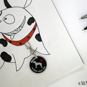 Dog Tag - Great Dane - Personalized Pet ID, Pet Accessory