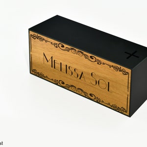 Wooden Money Box - Personalized Gifts - Wedding Fund Box - Gift for Her - Gift for Him - Gift for Kids - Christmas Gift - Room Decor
