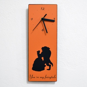 Beauty and the Beast You&#39;re my fairytale - Wall Clock