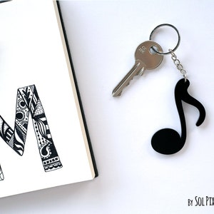 Key chain - Music Note