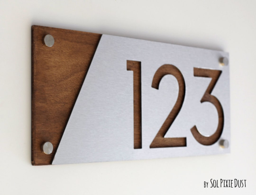 house リスト ① Sculptural House Numbers – Petra