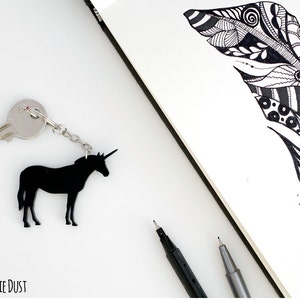 Key chain - Unicorn Silhouette