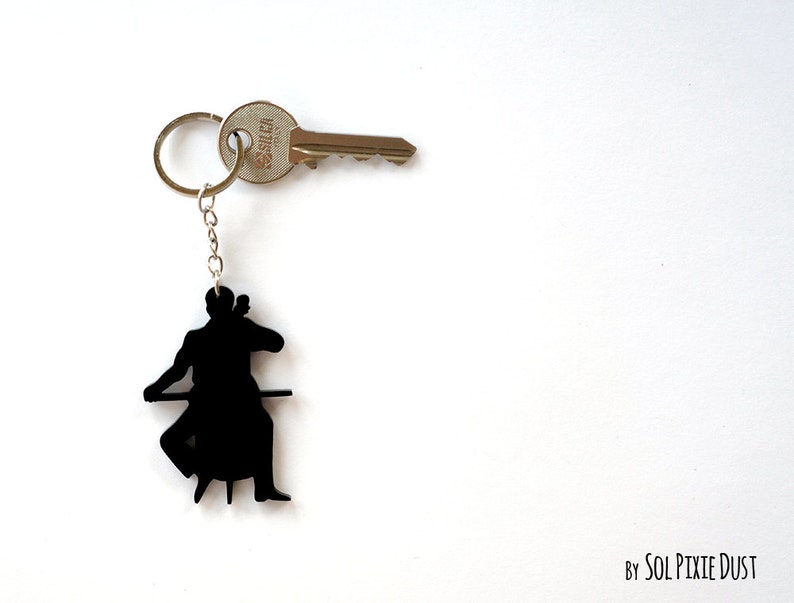 Key Chain - Cello Musician - Etsy