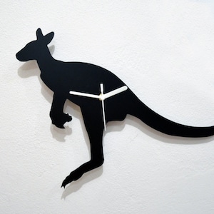 Kangaroo Silhouette - Wall Clock