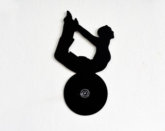 Gymnastics Silhouette -Wall Hook  / Coat Hook / Key Hanger