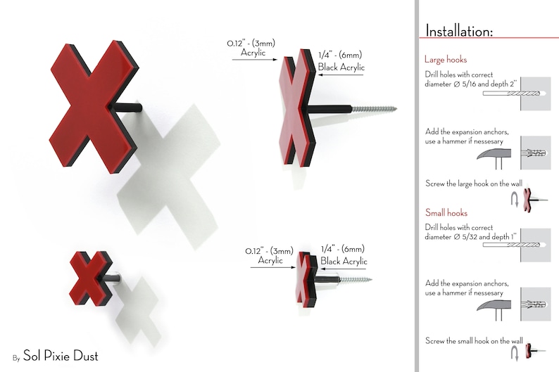 Custom Name Wall Hook Oval Orange Personalized Wall Peg Kids Room Decor