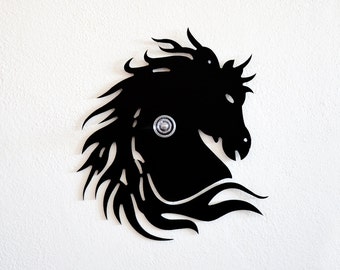 Stallion Horse Silhouette - Wall Hook  / Coat Hook / Key Hanger