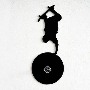 Skateboarding Silhouette -Wall Hook  / Coat Hook / Key Hanger