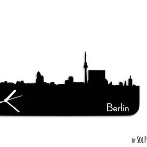 Berlin Skyline - Silhouette - Wall Clock