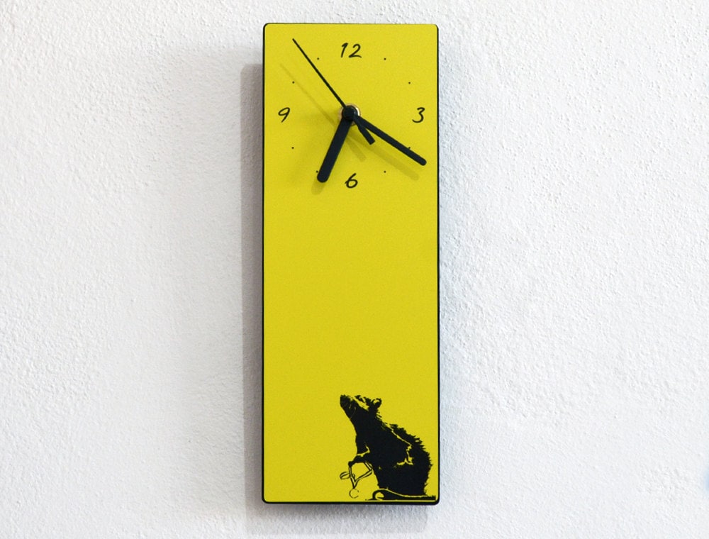 Banksy Clock - Etsy