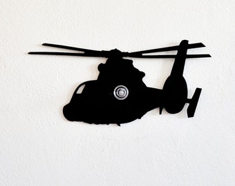Helicopter HH 66 Dolphin  - Wall Hook  / Coat Hook / Key Hanger