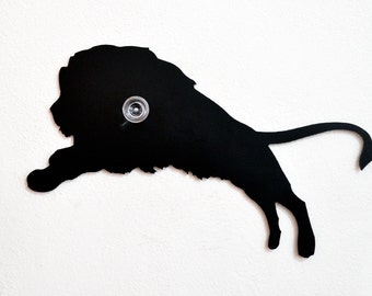 Lion Silhouette -Wall Hook  / Coat Hook / Key Hanger