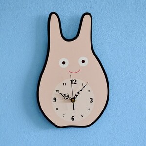 Cute Little Bunny Cartoon - Wall Clock
