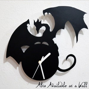 Dragon Silhouette Table Clock image 2