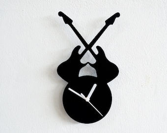 Guitarra eléctrica - Reloj de pared