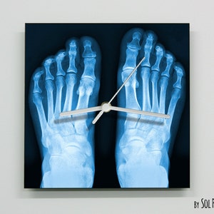 X-Ray Foot Wall Clock image 1