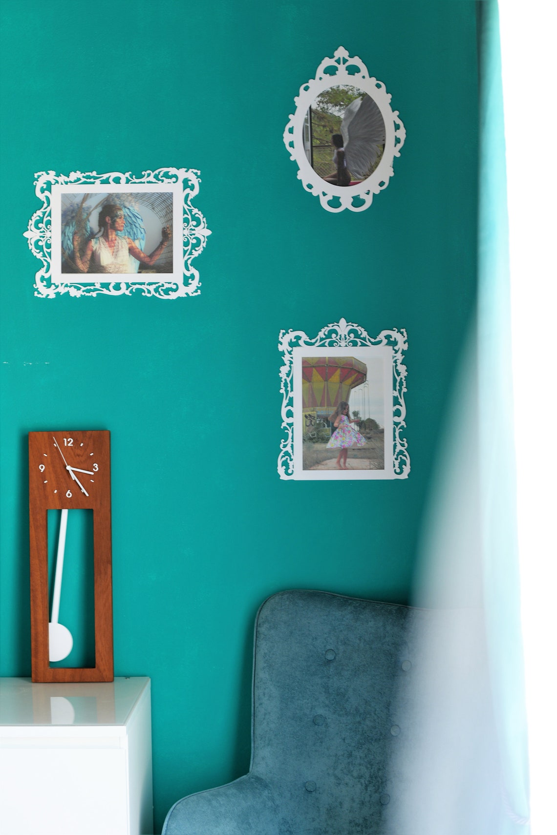Marco Rococo Rosa Modern Rococo Pink Photo Frame - Oval Baroque Picture Frame - Etsy
