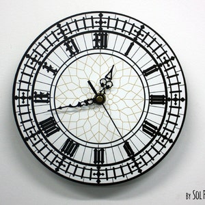 Big Ben Westminster Wall Clock - Room Decor - Wall Decor - Office Decor - RGB LED 5V Option