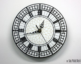 Big Ben Westminster Wall Clock - Room Decor - Wall Decor - Office Decor - RGB LED 5V Option