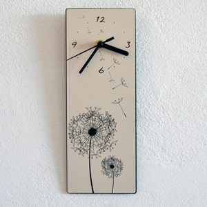 Semillas de diente de león - Reloj de pared