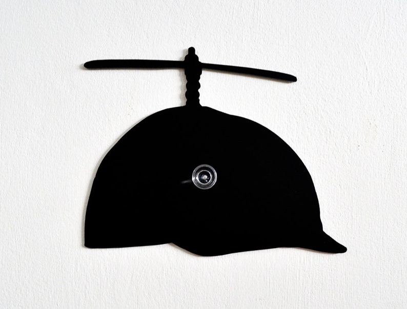 Funny Hat With Propeller Boys Silhouette wall Hook / Coat Etsy