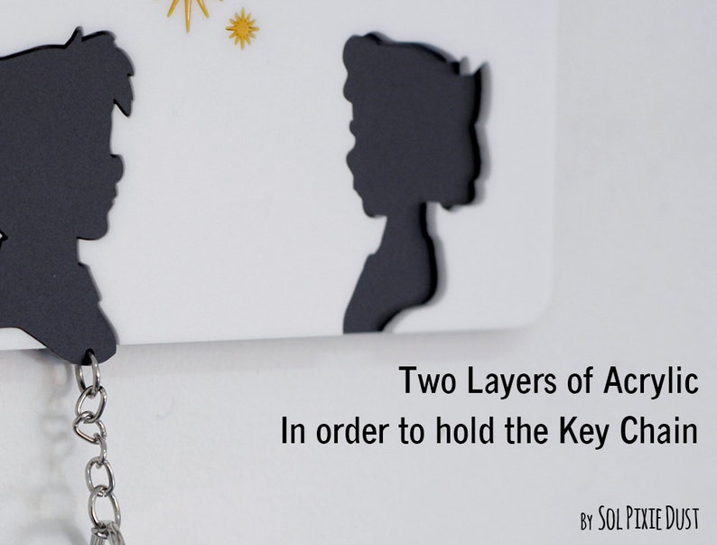 Beauty and the Beast Tale as old as time True as it can be Key Holder Key Chain image 3