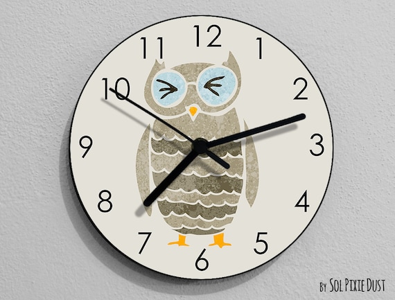 Relojes de pared búho silenciosos - Alta Calidad - Envío Rápido