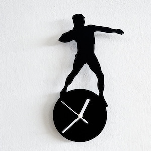 Mr Universe Silueta - Reloj de pared