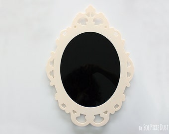 Modern Rococo Beige Photo Frame - Oval Baroque Picture Frame