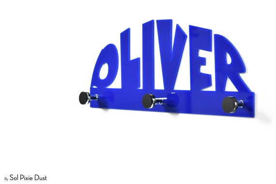 Navy blue wall hooks shop