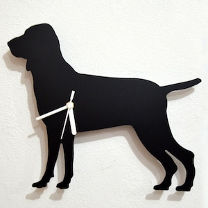 Branco Italiano Dog - Wall Clock Silhouette