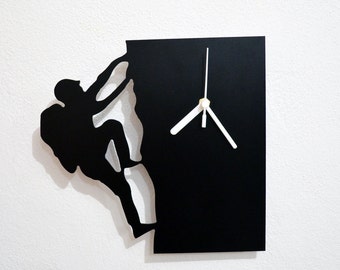 Climber Silhouette - Wall Clock
