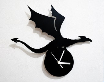 Dragon Flying -  Wall Clock