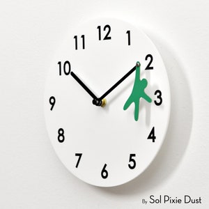Fuchsia Hanging Man Wall Clock image 5