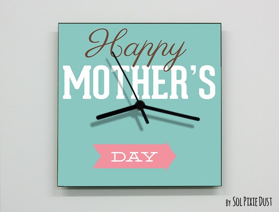 Orologio da parete per la festa della mamma Buona festa della