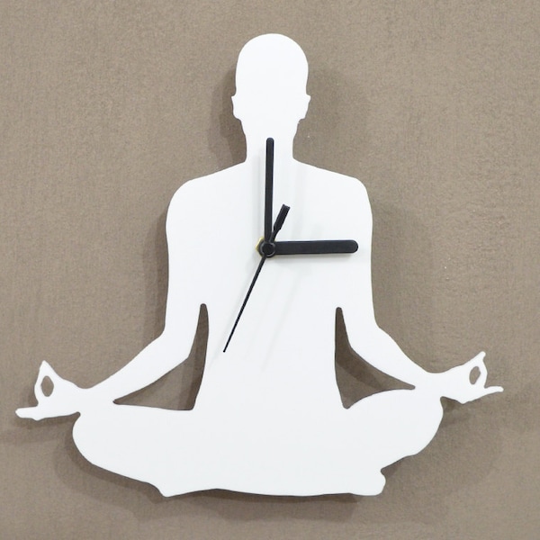 Yoga Wall Clock Etsy