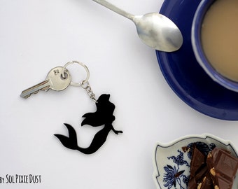 Key chain - Ariel Mermaid Silhouette