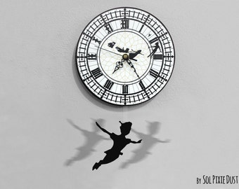 Peter Pan Swinging on the Big Ben - Pendulum Wall Clock