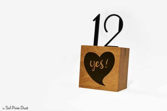 Buy Modern Wooden Table Numbers Black Acrylic Personalized Engraving table  Number Stand Wedding Table Numbers Wedding Table Decor Yes Online in India  