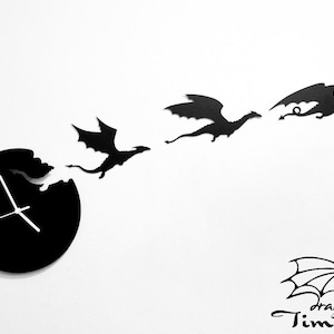 Dragon Time  -  Mother of Dragons - Wall Clock