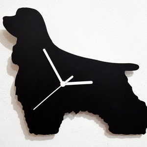 Cocker Spaniel Dog - Wall Clock Silhouette - Etsy