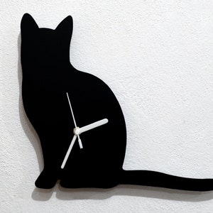 Cat Silhouette - Wall Clock