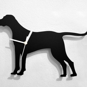 Vizsla Dog - Wall Clock Silhouette