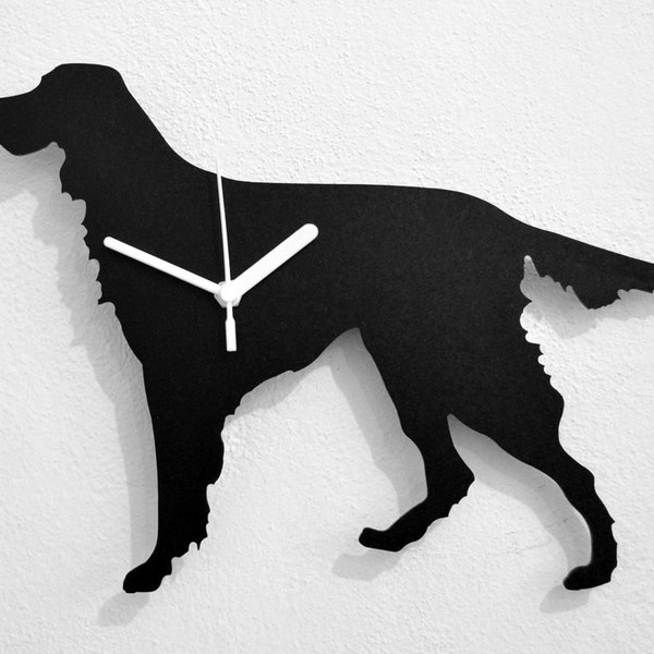 Gordon Setter Dog - Wall Clock Silhouette