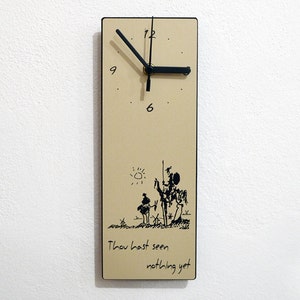 Thou hast seen nothing yet - Don Quixote - Wall Clock