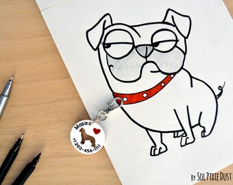Hundemarke - Siberian Husky - Personalisierter Haustier Ausweis, Accessoire