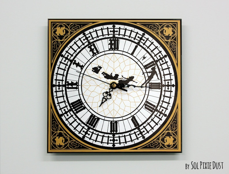 Peter Pan Big Ben Wall Clock